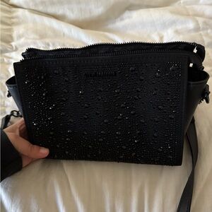 Steve Madden BLEXI Black Studded Crossbody Bag